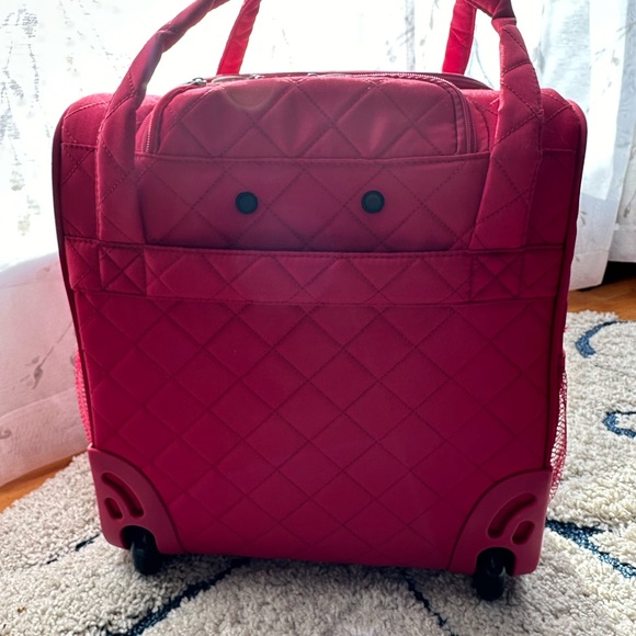 Rockland Melrose collection Upright Wheeled Underseater in Cherry Red - Picture 5 of 8